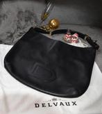 Delvaux Le Louise GM schoudertas in zwart gekorreld leer, Autres marques, Cuir, Comme neuf, Enlèvement