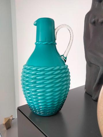 1960s vintage vaas glas Empoli ? Italy beschikbaar voor biedingen