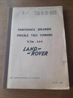 Minerva Jeep (Landrover): Technische handleiding - juli 1958, Ophalen of Verzenden
