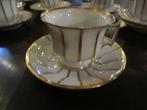 Baudour porselein: 11 koffiekopjes, omzoomd met fijn goud!, Antiek en Kunst, Ophalen