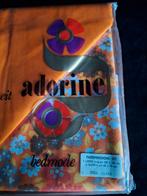 Vintage lakenset, oranje, in 100% katoen, Enlèvement ou Envoi