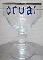 Zeer mooi Orvai/Orval glas geëmailleerd, Verzamelen, Biermerken, Ophalen of Verzenden, Gebruikt, Glas of Glazen, Overige merken