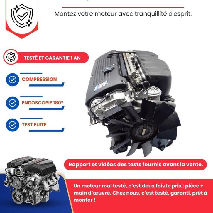 Complete motor BMW M3 E46 3.2 343CV S54B32, Auto-onderdelen, Motor en Toebehoren, BMW, Nieuw, Ophalen of Verzenden