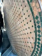 Table en mosaïque support en fer fort, Huis en Inrichting, Tafels | Salontafels, Ophalen, Gebruikt, 100 tot 150 cm, Riad