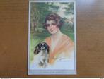 Postkaart Hond, The call of the country / 1921, Verzamelen, Postkaarten | Dieren, Ophalen of Verzenden, 1920 tot 1940, Gelopen