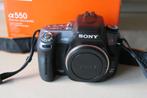 Sony a550 + Minolta 50/1.7, Ophalen, Gebruikt, Spiegelreflex, Sony