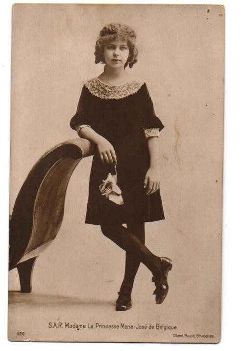 HKH Mevrouw Prinses Marie José van België, Verzamelen, Postkaarten | Themakaarten, Ongelopen, Voor 1920, Sterren en Beroemdheden