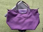Special edition longschamp schoudertas, Handtassen en Accessoires, Tassen | Damestassen, Ophalen of Verzenden, Gebruikt, Paars
