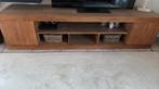Tv kast van teak 2m30 lang en 50 cm breed en 55 cm hoog, Huis en Inrichting, Kasten |Televisiemeubels, Ophalen, Gebruikt, Teakhout