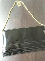 Zwarte lacké handtas van Perla, Handtas, Zo goed als nieuw, Zwart, Ophalen