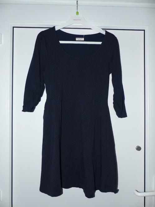 Lola & Liza donkerblauw jurkje - maat small, Kleding | Dames, Jurken, Gedragen, Maat 36 (S), Blauw, Knielengte, Ophalen of Verzenden
