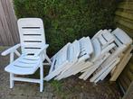 8 tuinstoelen ligzetels, Tuin en Terras, Ophalen