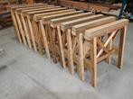 Stevige houten schraag (tafelhoogte of zaagbok)(nog 4 stuks), Doe-het-zelf en Bouw, Werkbanken, Ophalen of Verzenden, Nieuw, 70 tot 120 cm