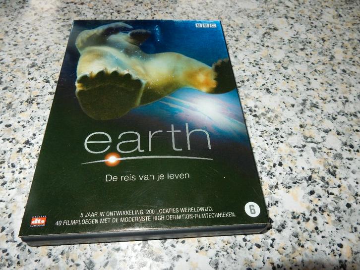 nr.2285- Dvd: earth de reis van je leven - documentaire, CD & DVD, DVD | Documentaires & Films pédagogiques, Nature, À partir de 6 ans