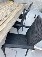 Tuintafel met 6 stoelen, Tuin en Terras, Tuinsets en Loungesets, Ophalen, Gebruikt