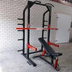 Sterling Squat Half Power Rack + sterling Adjustable Bench, Sport en Fitness, Ophalen, Zo goed als nieuw