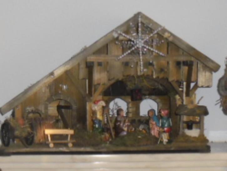 Véritable crèche bavaroise achetée à Munich, Divers, Noël, Comme neuf, Enlèvement
