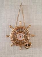 Decoratieve thermometer in de vorm van een scheepsstuurwiel., Ophalen, Zo goed als nieuw
