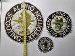 3 # scouting alpino expedition badges, Collections, Scoutisme, Enlèvement ou Envoi, Utilisé, Emblème, Broche ou Badge