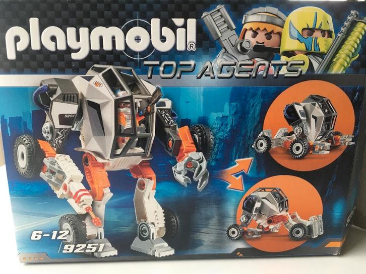 Playmobil Top agents Robot auto, Enfants & Bébés, Jouets | Playmobil, Comme neuf, Ensemble complet, Enlèvement