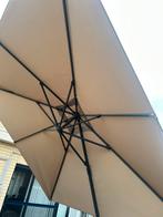 Parasol met bijpassende steunvoet, Ophalen