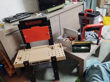 Black en Decker Speelgoedwerkbank met toebehoren  beschikbaar voor biedingen