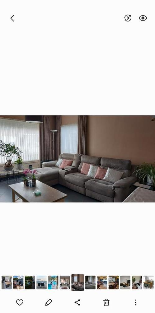 Zetel te koop met 2 relaxen, Huis en Inrichting, Zetels | Zetels, Ophalen