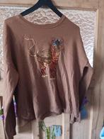 Bruine trui Desigual, Kleding | Dames, Overige kleuren, Ophalen of Verzenden, Zo goed als nieuw, Desigual