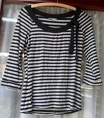 Grijs-zwart gestreepte blouse maat 38, Kleding | Dames, Blouses en Tunieken, Ophalen of Verzenden, Gedragen, Maat 38/40 (M)