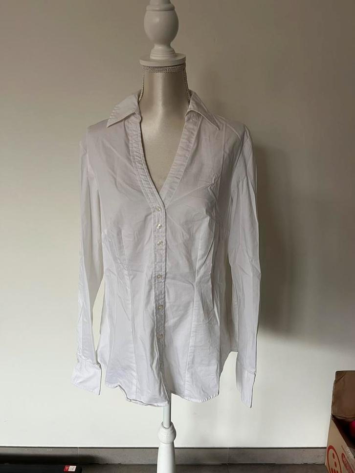 Dames Wit hemd mexx, maat 44, Kleding | Dames, Overige Dameskleding, Zo goed als nieuw, Ophalen