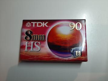 TDK 8mm HS 90 videocassette NIEUW beschikbaar voor biedingen