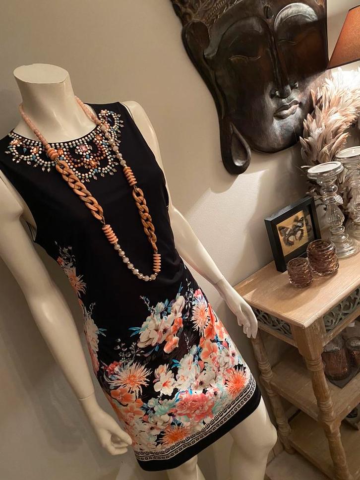 K-DESIGN Mt (kleine) L PRACHTIGE JURK, Kleding | Dames, Jurken, Zo goed als nieuw, Zwart, Ophalen of Verzenden