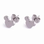 Boucles d'oreilles en acier inoxydable au design Disney Mick, Enlèvement ou Envoi, Autres matériaux, Argent, Neuf