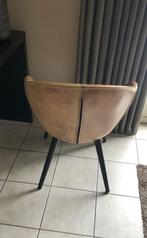 Mooie lederen armchair, Ophalen, Bruin, Leer, Zo goed als nieuw