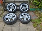 Jantes 5x120 en 205 45 r17 avec 4 bon pneux hiver, Velg(en), Ophalen of Verzenden