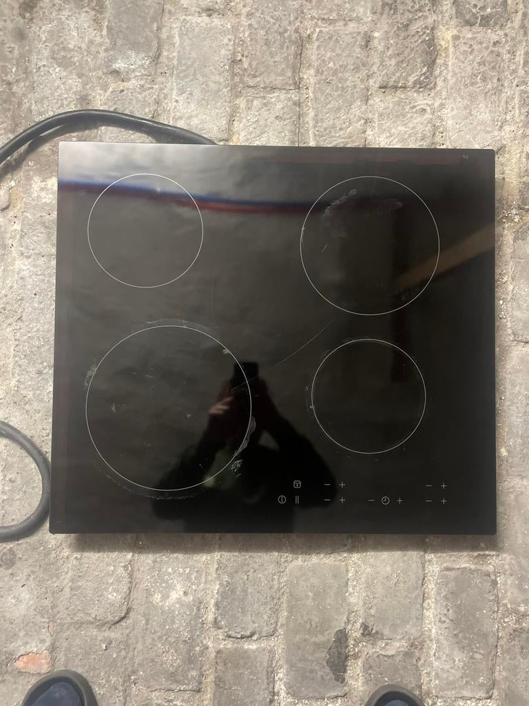 MATMÄSSIG kookplaat glaskeramiek, Electroménager, Tables de cuisson, Enlèvement ou Envoi, 4 zones de cuisson, Utilisé, Encastré