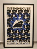 Oostende-Dover affiche 1934 origineel, Verzamelen, Ophalen of Verzenden, Zo goed als nieuw