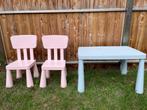 Kindertafel met stoelen, Kinderen en Baby's, Ophalen, Zo goed als nieuw, Tafel(s) en Stoel(en)
