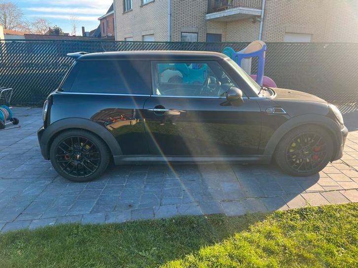 R56 mini john cooper works, Auto's, Mini, Particulier, John Cooper Works, Benzine, Euro 5, 2 deurs, Handgeschakeld, Zwart, Zwart