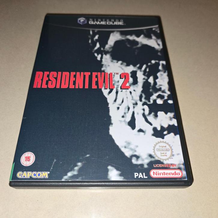 Resident Evil 2 GameCube GC Game Case, Games en Spelcomputers, Games | Nintendo GameCube, Zo goed als nieuw, Verzenden