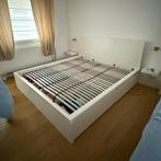 Malm White bed 180x200 + 4 laden + 2 bedbodems, Huis en Inrichting, Slaapkamer | Bedden, Ophalen, Gebruikt, Wit, Tweepersoons