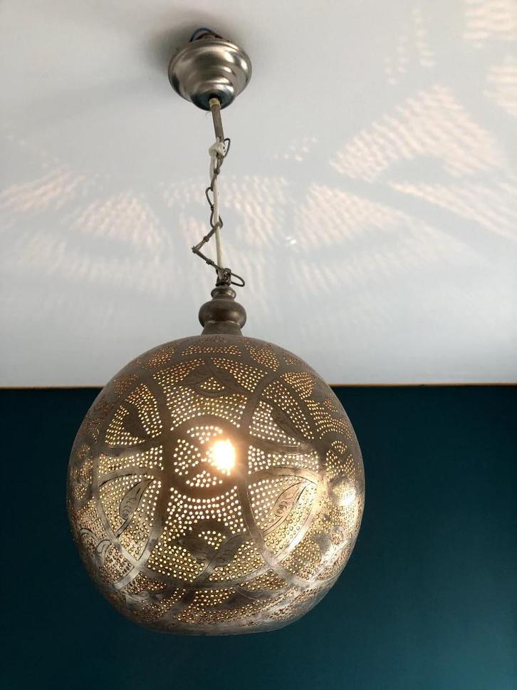 Oosterse hanglamp, Huis en Inrichting, Lampen | Wandlampen, Gebruikt, Ophalen