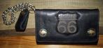 BIKERS OF TRUCKERS PORTEFEUILLE, Ophalen, Nieuw, Zwart, Leder