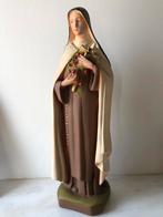 Plâtre polychrome - Sainte Thérèse de Lisieux - 43 cm, Antiquités & Art, Antiquités | Objets religieux