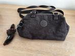 Kipling handtasje chocoladebruin., Ophalen, Zo goed als nieuw