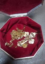 Lot 18k gold, Antiek en Kunst, Ophalen of Verzenden, Goud