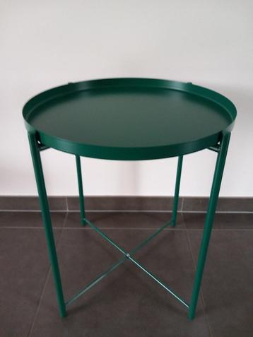 IKEA GLADOM groene bijzettafel/dienblad beschikbaar voor biedingen