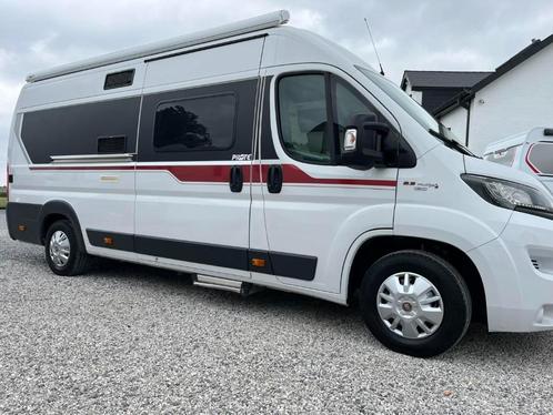 Zeer goed uitgeruste pilootbus van 6m40, twee eenpersoonsbed, Caravans en Kamperen, Mobilhomes, Bedrijf, tot en met 3, Fiat, Diesel