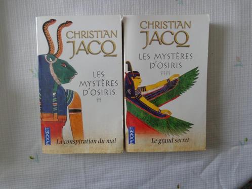 2 pockets Christian Jacq  la conspiration du mal/le grand sé, Boeken, Taal | Frans, Gelezen, Fictie, Ophalen of Verzenden