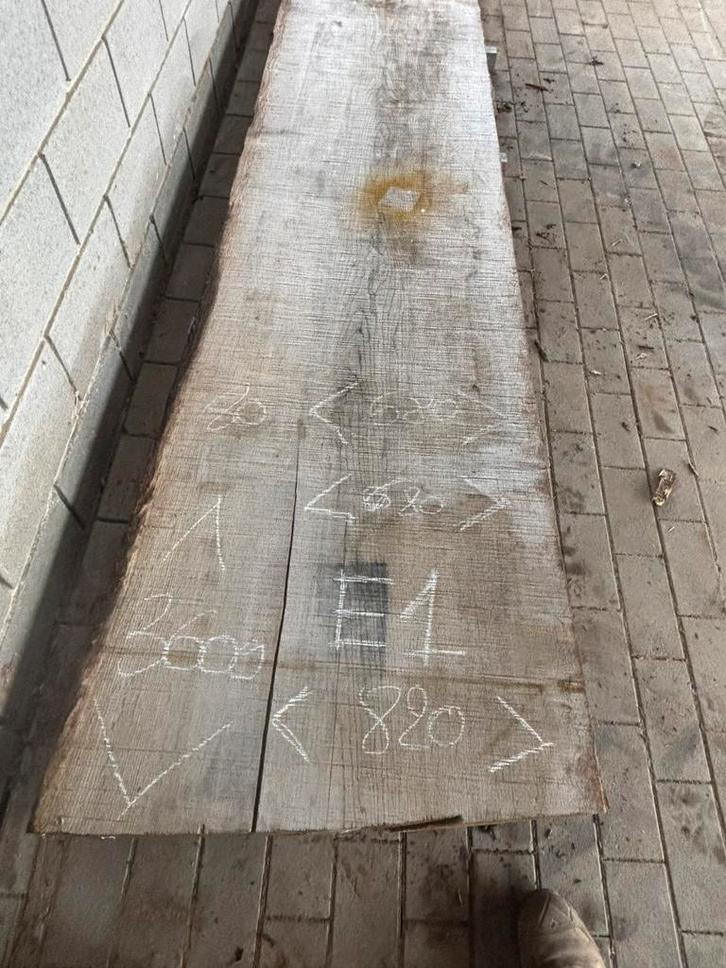 Eiken schaaldeel te koop, Doe-het-zelf en Bouw, Hout en Planken, Eiken, Ophalen